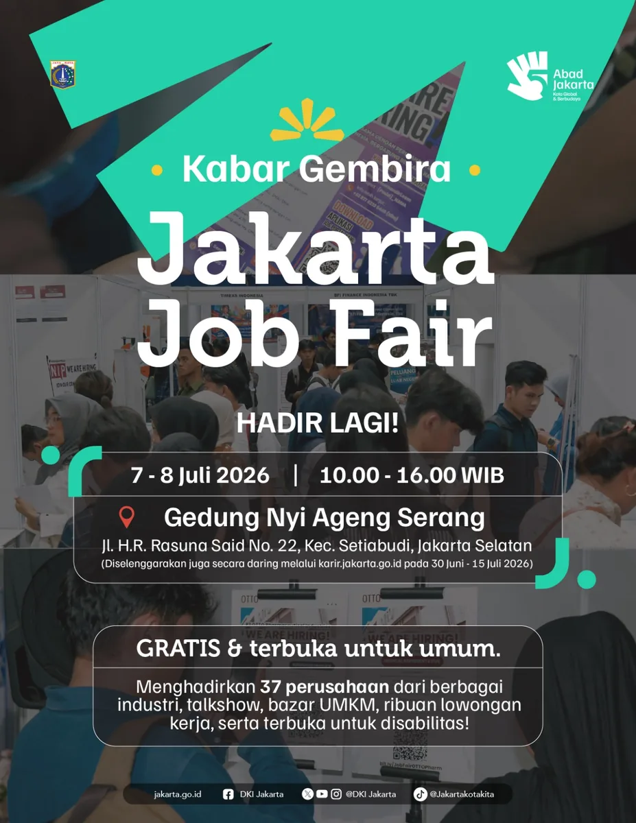 Job Fair Kabupaten Manggarai 2026 (Suku Dinas TKTE Wilayah Kabupaten Manggarai Barat) : 7-8 Juli 2026